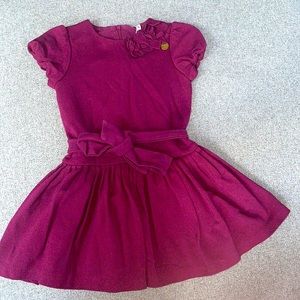 Mayoral girls 3T party dress burgundy